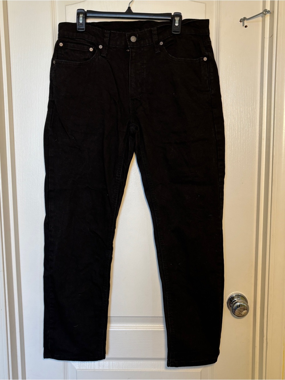 Levi's Men’s Black Straight-Leg Jeans